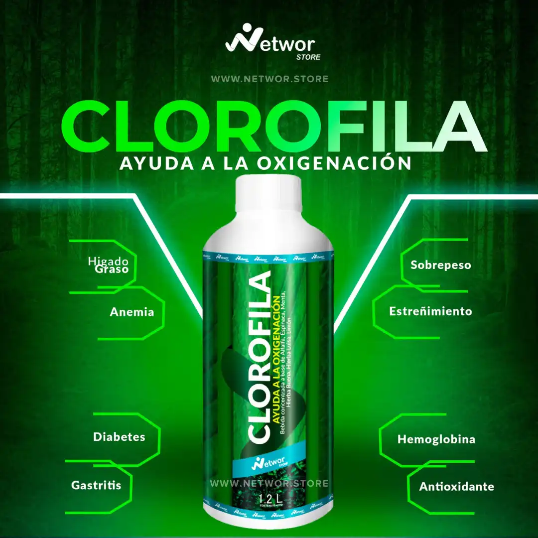 Botella de Clorofila con Oxígeno de Networ Store