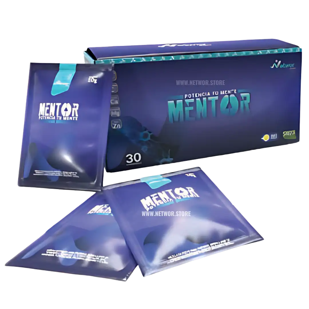 Caja y sobres del producto MENTOR de Networ Store